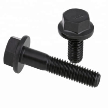 M20 Grade 4.8 8.8 Carbon Steel Black Oxide Hexagonal Flange Bolt